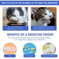 Holzlrgus 2 Pieces Pill Popper for Cats, Pet Pill Shooter Pill Poppers for Dogs Cat Pill Popper