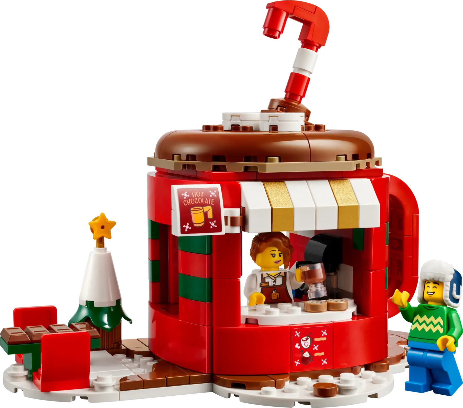 LEGO, Hot Chocolate Stand, 40776, Multicolor Christmas playset