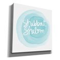 thumbnail image 2 of Epic Graffiti 'Shabbat Shalom Blue' by Linda Woods, Canvas Wall Art, 37"x37", 2 of 3