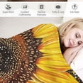 thumbnail image 3 of PRATYUS Sunflower Blanket Beautiful Sunflowers Throw Blanket Soft Flannel Lightweight Blanket Gifts for Kids Adults 50x60in, 3 of 6