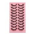 thumbnail image 1 of Unique Bargains 10 pares de pestañas postizas para maquillaje negro DD05-16, 1 of 5