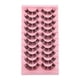 thumbnail image 1 of Unique Bargains 10 pares de pestañas postizas para maquillaje negro DD05-16, 1 of 5