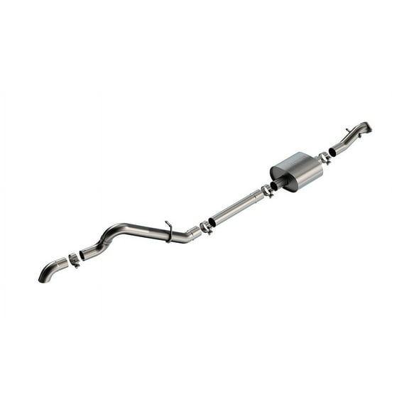 21-22 Ford Bronco 2.3L 2DR/4DR T-304 Stainless Steel Cat-Back S-Type Exhaust - Brushed Borla 140898