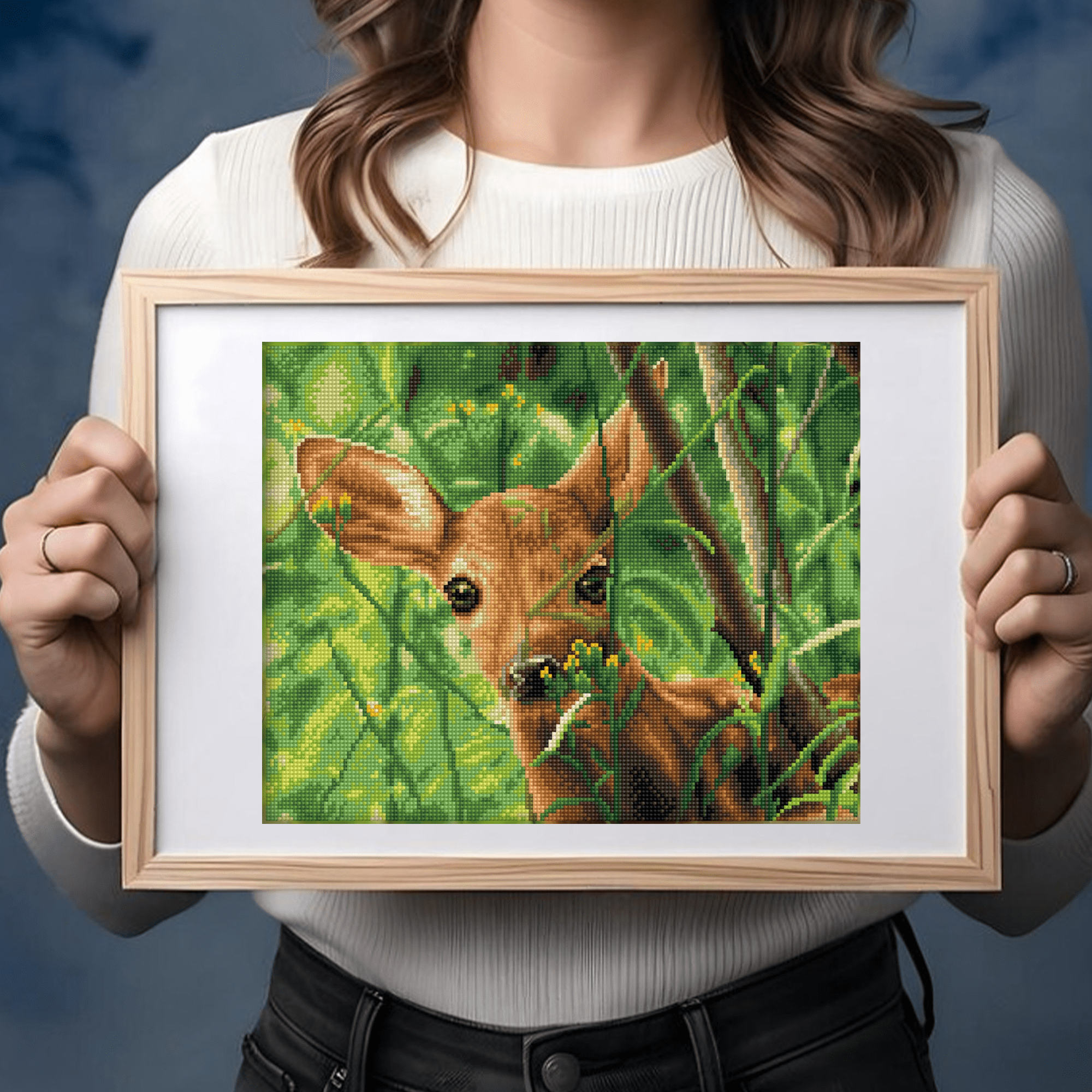 DIAMOND DOTZ® Squares Forest Babe Diamond Painting Kit