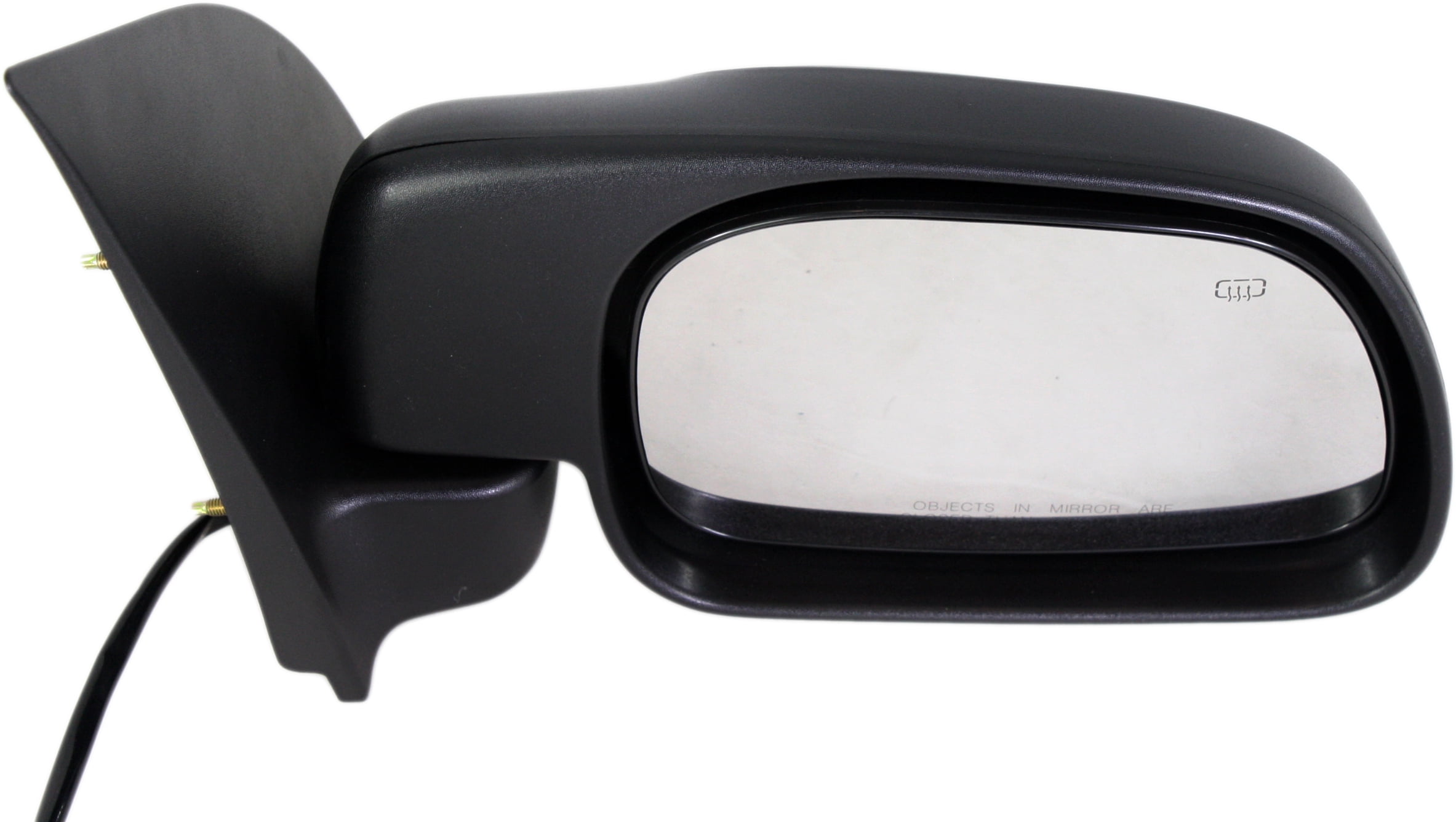 Mirror Compatible With 2000-2001 Ford Excursion Right Passenger Side Heated Textured Black Kool-Vue