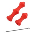 thumbnail image 2 of Herwey 2 Pcs Protection de Doigt en Silicone pour Tir à l'Arc Arc Recourbé Outils de Protection pour Chasse, 2 of 2