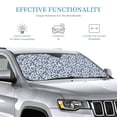 thumbnail image 2 of Bingfone Seaside Primary Color Car Windshield Sunshade,Sun Foldable Sun Shield Sun Visor for Car - Small, 2 of 8