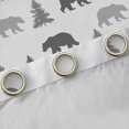thumbnail image 4 of Manfei Wildlife Animal Bear Black Out Curtains,Tropical Botanical Pine Curtains Pack of 2 (42x63 Each),Rustic Western Farmhouse Bedroom Curtains For Boys,Ultra Soft Home Decor, 4 of 6