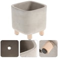 thumbnail image 4 of 1Pc Plant Pot Simple Cement Flower Container Creative Planter (Light Grey), 4 of 9