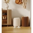 thumbnail image 3 of Modern Accordion Folding Paper Stool - Portable Kraft Chair with Waterproof Design for Living Room, Dining, Office, Brown, 3 of 6