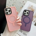 thumbnail image 2 of for iPhone 14 Pro Max Case Magnetic Ultra Thin Protective Shockproof Phone Case for iPhone 14 Pro Max Pink, 2 of 9