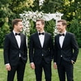 thumbnail image 7 of Stcellnmex Black Adjustable Satin Pre Tied Bow Ties Formal Dress Accessories For Wedding Party 20 Pack, 7 of 7