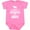 Raspberry, variant on Inktastic Easily Distracted by Goats Boys or Girls Baby Bodysuit