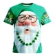 thumbnail image 1 of Ceisia Men's Slim Fit Short Sleeve T-Shirt Funny Cartoon Santa Claus Print Christmas & St. Patrick's Day Holiday Themed Spring Summer Shirt Gift, 1 of 4