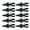Natural black, variant on 10Pcs Soft Wacky Worms Baits Plastic Fishing Lures Worms Fishing Lures Drop Short Worms Artificial Baits Swimbaits