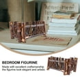 thumbnail image 2 of Minkissy Bamboo Fence Small Screen Home Decor for Friends Purple 1PC, 2 of 5
