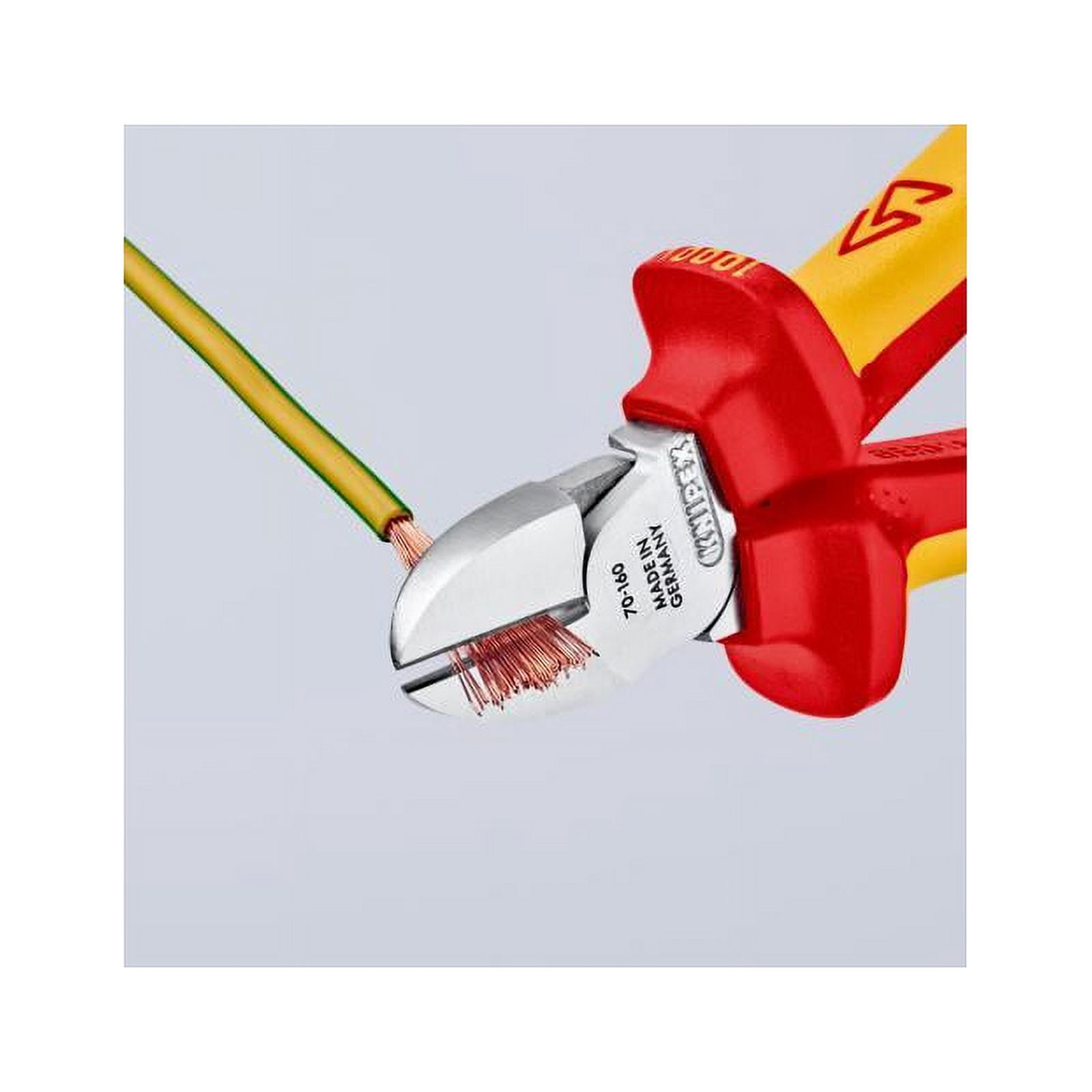 Knipex 70 06 160 T Diagonal Cutters-1000V Insulated-Tethered Attachment