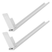 FRCOLOR 2pcs Self Pushing Drink Organizer for Fridge Automatic Soda Can Dispenser for Refrigerator Adjustable Pusher Glide for Beverage Storage