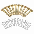 thumbnail image 2 of 10 Pieces Shear Cotter Pins Replacement Set Metal Construction Snowblower Accessories for Winter Use, 2 of 8