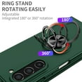 thumbnail image 5 of Decase For Samsung Galaxy Z Fold5,Impact Resistant Bumper Multi-Angle Degree Rotating with Magnetic Metal Ring Holder Drop Protective Rugged Phone Case Cover,darkgreen, 5 of 8