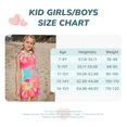 thumbnail image 3 of Mikrdoo Kid Girls Casual Dress Tie-dye Sleeveless Hooded Slim Dress One Piece Beach Sundress Sizes 7-14, 3 of 9