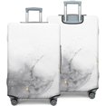 thumbnail image 2 of Stretch Luggage Cover XL(29-32in)– Elastic Travel Suitcase Protector with Handle Openings & Bottom Closure, Washable Polyester Spandex Suitcases Cover, Abstract Marble Print, 2 of 5