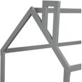 thumbnail image 2 of Harper & Bright Designs House Bed Twin Size Wood Bed Frame with Roof and Fence for Boys Girls, Grey, 2 of 7
