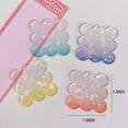 thumbnail image 3 of Injueey Llavero portátil con purpurina degradada, 4 Uds., soporte acrílico transparente en forma de corazón, accesorio para teléfono móvil, regalo Decoración del hogar 5x4.1x1 cm 4 Injueey HA078194-04B, 3 of 6