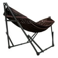 thumbnail image 2 of Tranquillo Universal 116" Double Hammock with Adjustable Stand & Bag, Brown, 2 of 12
