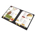 thumbnail image 2 of WeChef 5 Pack Menu Covers 8.5"x11" 2 Views Faux Leather Cafe Restaurant Bars, 2 of 7