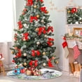 thumbnail image 4 of FMSHPON Easter Bunny Xmas Christmas Tree Skirt Stand Mat for Holiday Party Decoration Indoor Outdoor 48 inches, 4 of 6