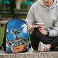thumbnail image 6 of Wall-E Backpack, 17 Inch Laptop Backpack, Water-Resistant BookBag, Adjustable Shoulder Straps, Durable 600D Polyester, 6 of 9
