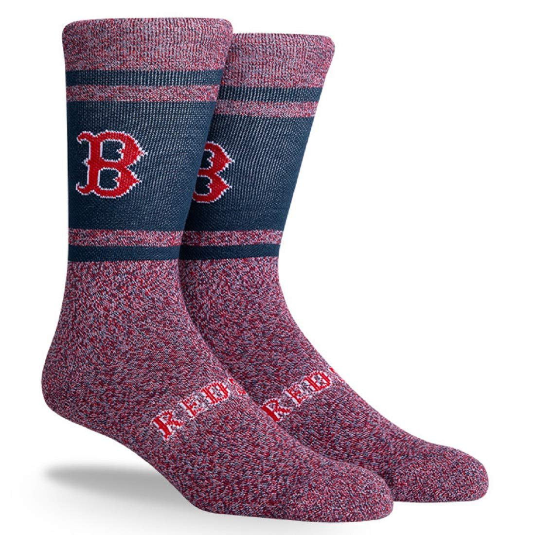 PKWY Unisex 1-Pack Boston Red Sox Crew Socks