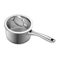 thumbnail image 5 of Cooks Standard Classic 2 Quart Stainless Steel Saucepan with Lid, 2qt Pot Mini Sauce Pan, Silver, 5 of 6