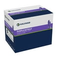 thumbnail image 2 of Purple Nitrile Disposable Sterile Pair Nitrile Exam Glove Standard Cuff Length MEDIUM 55092 50 per Box, 2 of 3