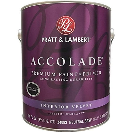 Pratt & Lambert Accolade Premium 100% Acrylic Paint & Primer Velvet Interior Wall