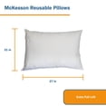thumbnail image 4 of McKesson Reusable Pillows, Extra Full Loft for Hospitality, Home Use, Nursing Homes - Polyester-Cotton Cover, White - 24 oz, 21 in x 27 in, 12 Ct, 4 of 4
