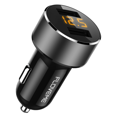 thumbnail image 1 of Metal Dual Port USB66W Fast Car Charger Cigarette Lighter Adapter Car Charger Suitable For Different Models Of Mobile Phones, 1 of 4