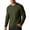 Army Green, variant on hoksml Men's Solid Crew Neck Long Sleeve T-Shirt 100% Cotton Soft Basic Casual Everyday Top