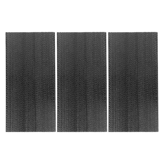 LIFKOME 3Pcs Black Fiberglass Replacement Spring Plates for Patio Furniture Outdoor Chair Repair Parts