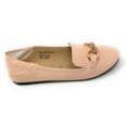 thumbnail image 5 of Victoria K Women's Foldover Quilted Gold Chain Ballerina Flats, 5 of 6