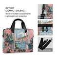 thumbnail image 4 of FORMRS 16" Laptop Bag Carrying Sleeve Case with Handle Travel Shoulder Briefcase, Pink Boat, 4 of 8