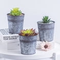 thumbnail image 4 of GOOHOCHY 3Pcs Antique Iron Flower Containers for Home Decor 4.1X4.1X4.1in, 4 of 8
