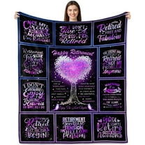 Retirement Gifts for Women 2024, Best Retirement Gifts, Retirement Blanket, Cool Retirement Gifts for Coworkers, Retired Gifts for Women, Classy Retirement Gifts for Women Throw Blanket 50"X60"