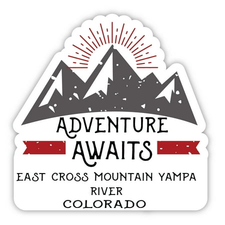 

East Cross Mountain Yampa River Colorado Souvenir 4-Inch Magnet Adventure Awaits Design