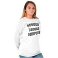 thumbnail image 5 of Brunch Before Burpees Funny Workout Women's Long Sleeve T Shirt Brisco Brands S, 5 of 6