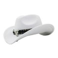 thumbnail image 1 of Sombrero de vaquero occidental Zulema disfraz blanco, 1 of 8