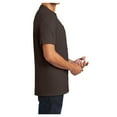 thumbnail image 5 of Mafoose Mens Essential Cotton T Shirt with Pocket Brown L, 5 of 6