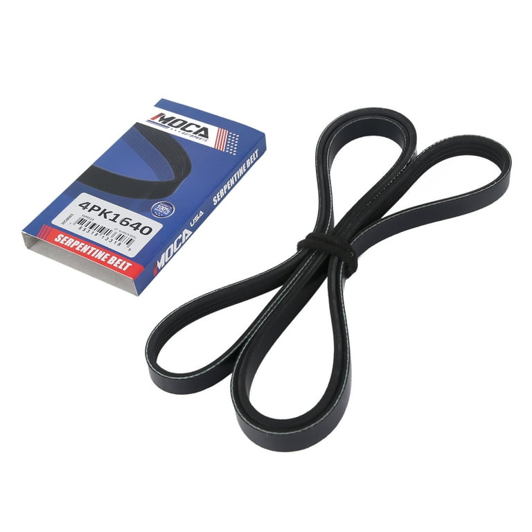 MOCA AUTOPARTS 4PK1640 EPDM Accessory Drive Belt Fit for 2000-2006