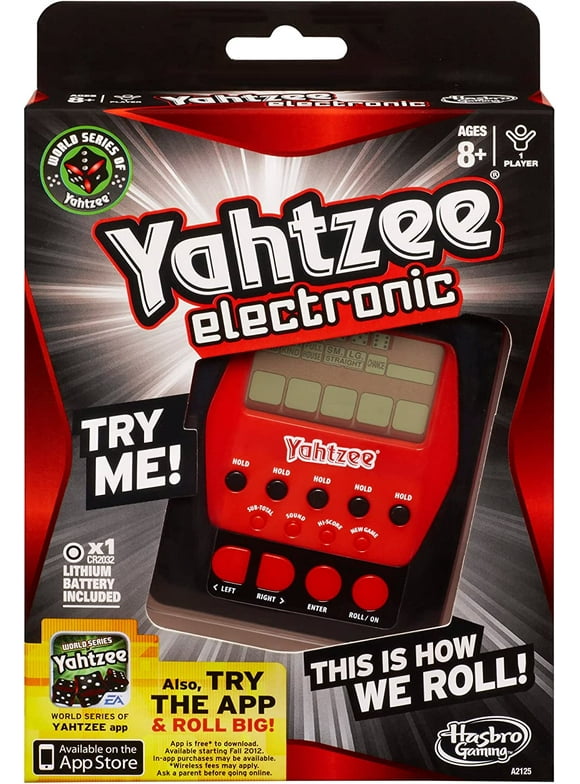 Hasbro Gaming Yahtzee Handheld Digital Game